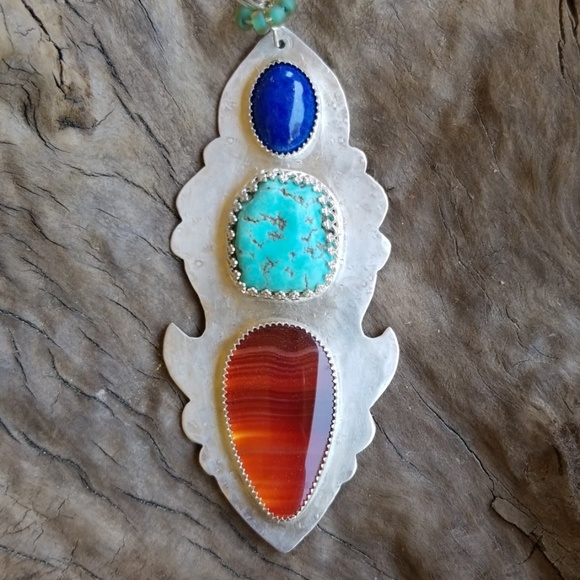 Artistic Whit Jewelry - Meant to Be Handcrafted Sterling Silver Pendant